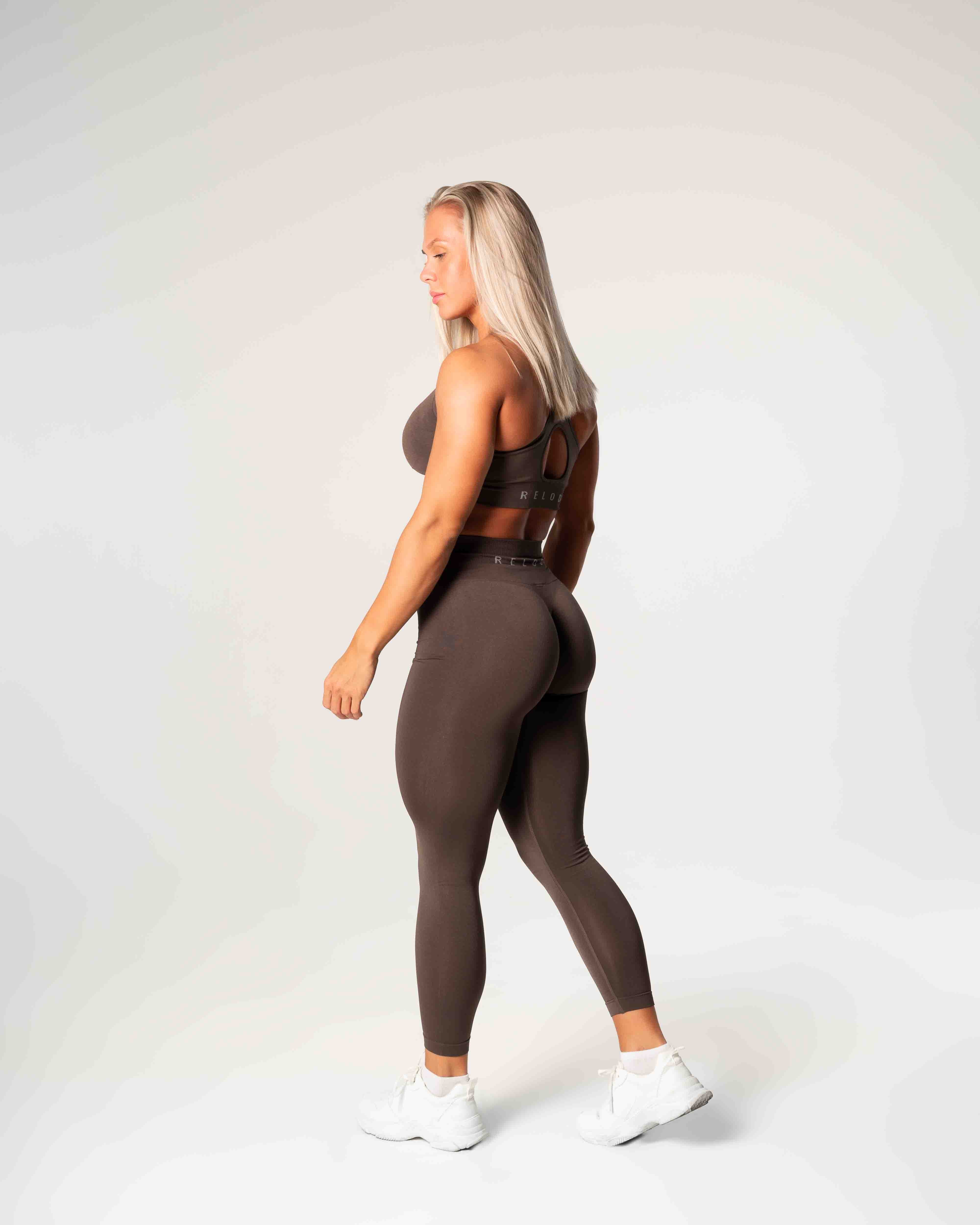 Prime Scrunch Top - Brun